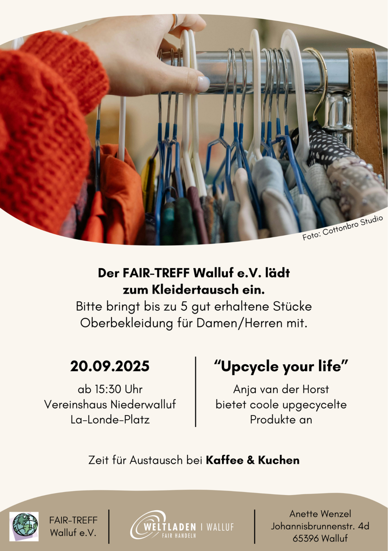 Flyer Kleidertausch (A5) - 1 Flyer Kleidertausch (A5) - 1